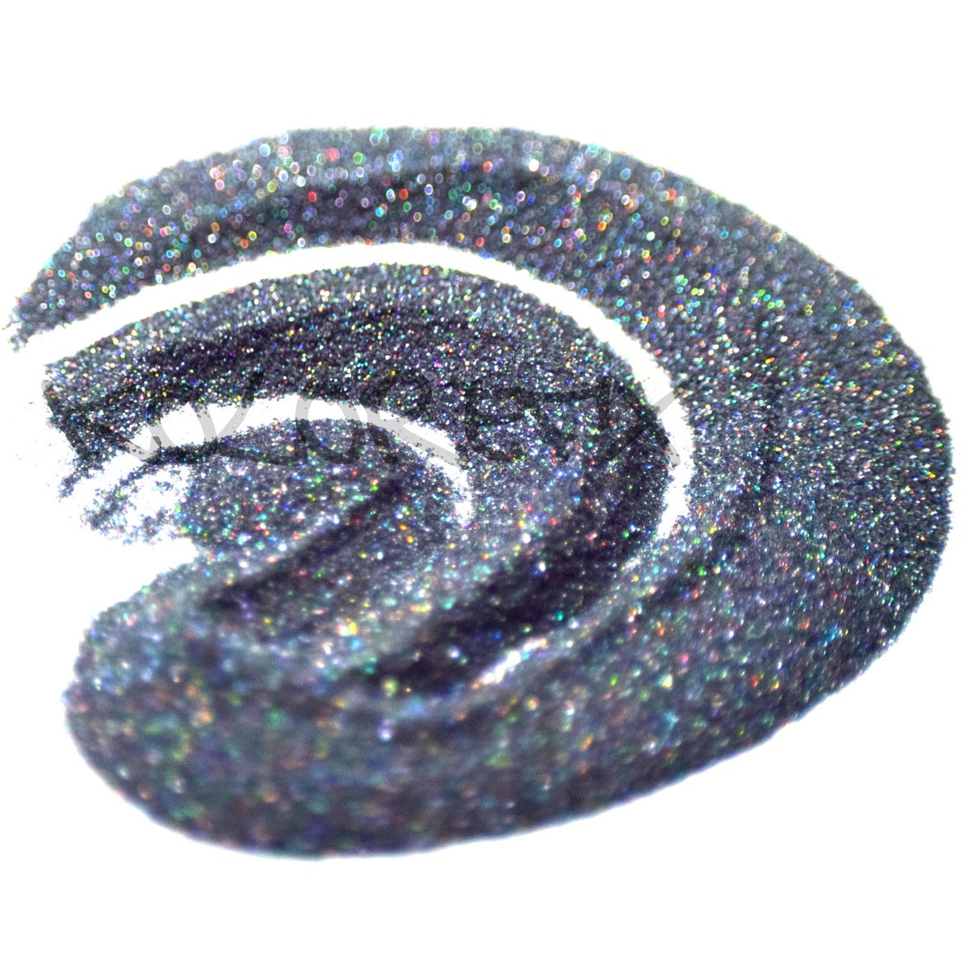 Gunmetal Gray Holographic Micro Flake Epoxy Additive - .002" Hex Metal Flake For Custom Paint 10 thumbnail image