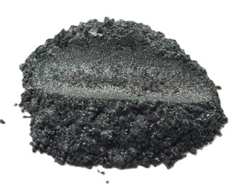 Pigmento perlado Silver Noir KolorEFX, polvo de pintura personalizado, resina epoxi, polvo de acuarela, 20 g