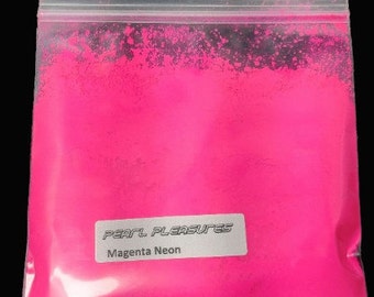 Polvo fluorescente neón magenta Pigmentos KolorEFX de color brillante