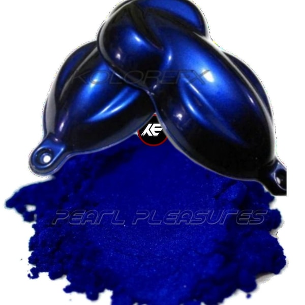 Bleu profond plasma - Poudre de mica KolorEFX pigmentée nacrée