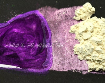 Pigmento en polvo de perla Spirit color malva, resina epoxi, perla de interferencia