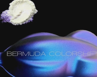 Bermuda ColorShift Pearl Pigment Powder Blue Violet Color Changing Chameleon