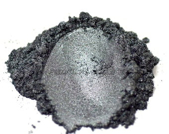 Pigmento de resina epoxi gris grafito KOLOREFX / Pintura en polvo de mica plateada para manualidades