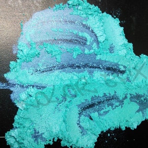 Aruba  Blue Pearl Green Mica Pigment KolorEFX Powder