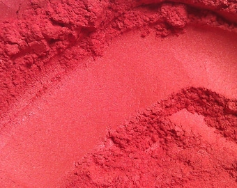 Nacarat Orange - Mica Powder, Pearlescent Pigment, for- Epoxy Resin, Nail Polish, Art, Paint, Watercolors, Slime, Cosmetic, Color