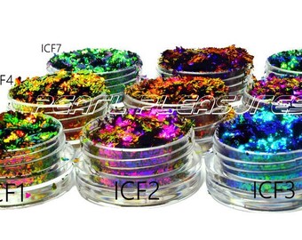 Intense Colorshift Flakes 2nd Generation high Quality KolorEFX Mirror Chrome  Chameleon Pigments ICF GEN2