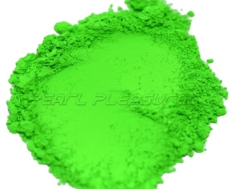 Polvo fluorescente verde neón, pigmentos KolorEFX de color brillante