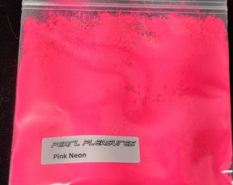 Polvo fluorescente neón rosa, pigmentos KolorEFX de color brillante