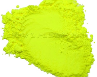 Polvo fluorescente amarillo neón Color brillante KolorEFX Pigmentos para pintura de resina freshies