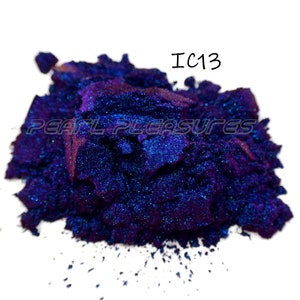 IC13 Intense Colorshift Pigment Gen2 Hi Quality Chameleon Mirror Chrome KolorEFX Powder Green Purple