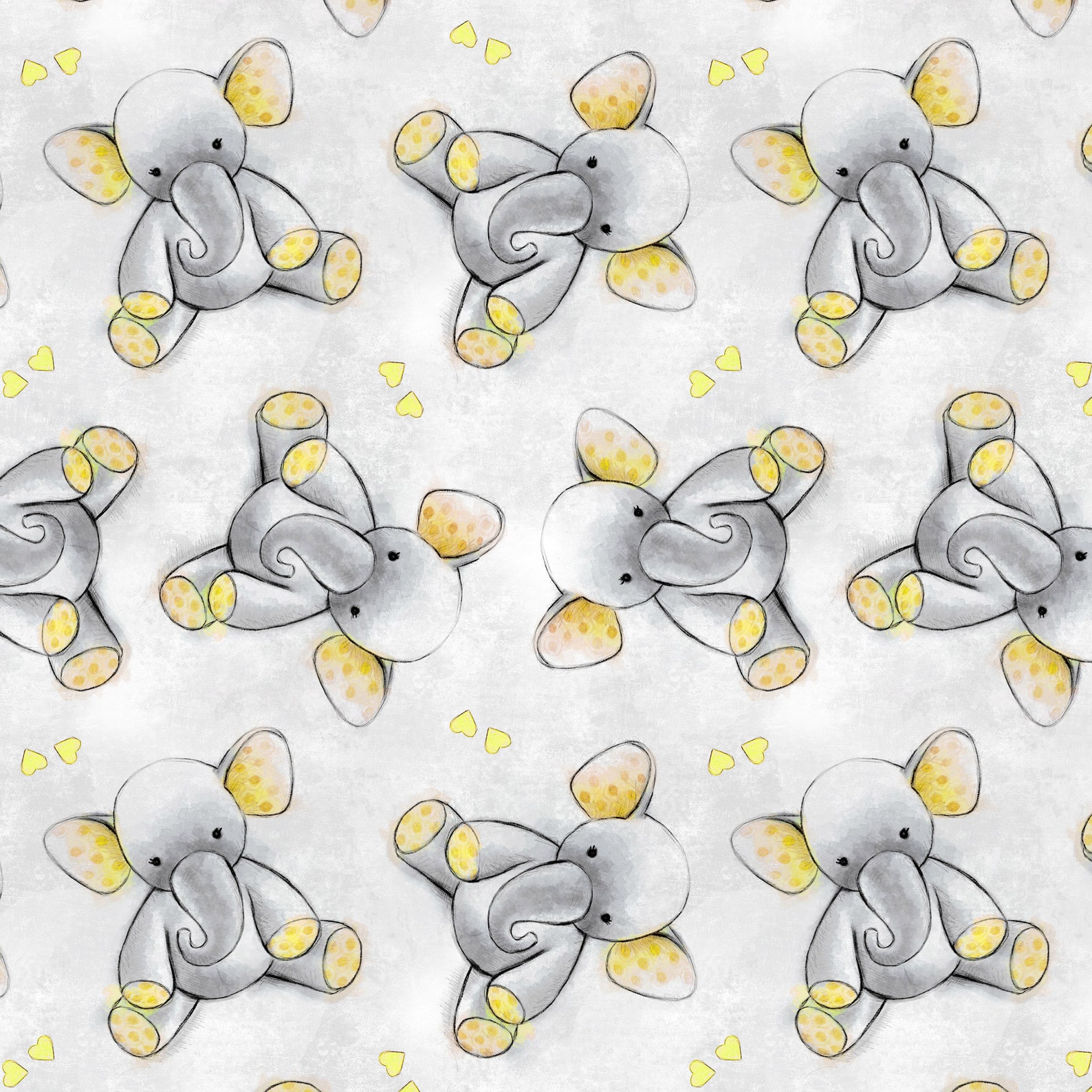 Fleece Fabric, Elephant Fleece, Kids Fabric, Baby Fabric, Novelty
