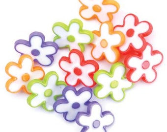 Buttons, Assorted Craft Buttons, Clothing Buttons, Sewing/Craft/Diy Buttons, Quilting Buttons, Sew-On Buttons, Daisy Buttons