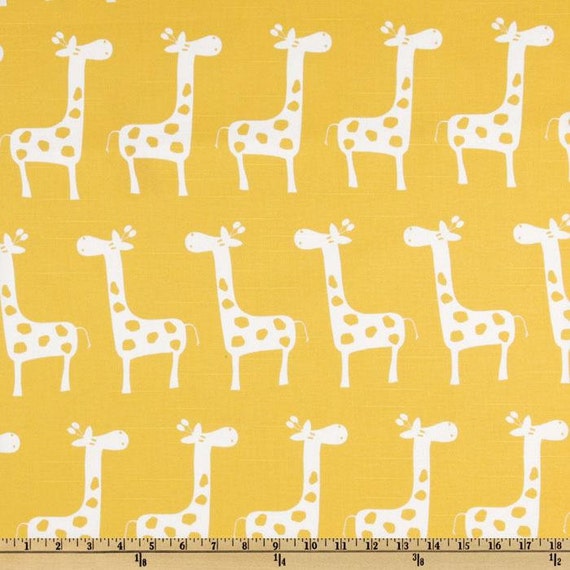 Girafe Bebe Tissu Tissu Dameublement Tissu Tissu Tissu Etsy
