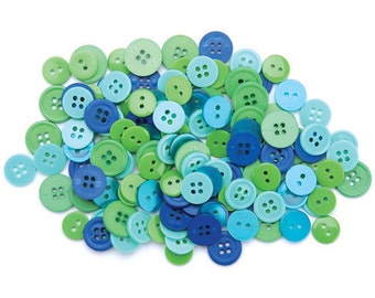 Buttons, Assorted Craft Buttons, Clothing Buttons, Sewing/Craft/Diy Buttons, Quilting Buttons, Sew-On, Round Buttons, Shank Buttons