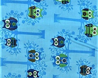 Quilting Fabric, Owl Fabric, Animal/Novelty Fabric, Apparel Fabric, Baby/Nursery/Diy, Sewing Material, Craft Supplies, Fabric By The Yard