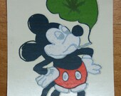 Artículos Similares A Fumar Marihuana Mickey Mouse Tatuaje Falso De