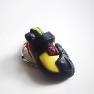 Rock Climbing Keychain/Ornament || Skwama (yellow), LaSportiva