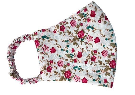 Download Ditsy Floral Face Mask Double Layer Face Mask Face Mask Etsy