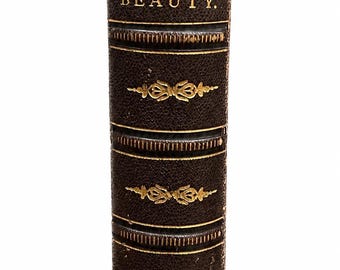 1874 Antique Book of Beauty, Full of Engravings & Poetry