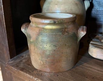 Vintage French Confit Pottery