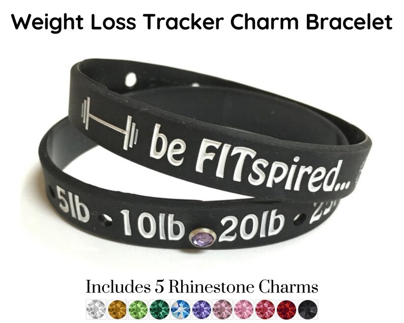 Weight Loss Charm Bracelet Weight Loss Motivation Reminder Etsy