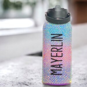 Athletic trainer gift mom. Bariatric water bottle. Body building water personalized. Fitness motivation tumbler encouragement gift for women image 4