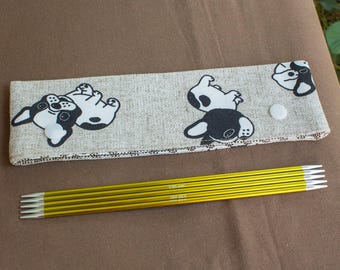 Fabric DPN Progress Keeper with French Bulldogs Print