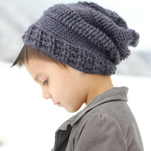 Sloane Hat - a slouchy beanie crochet pattern