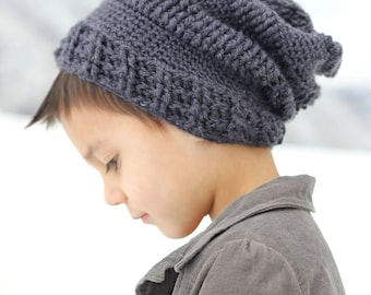 Chapeau Sloane - un modèle de bonnet ample au crochet