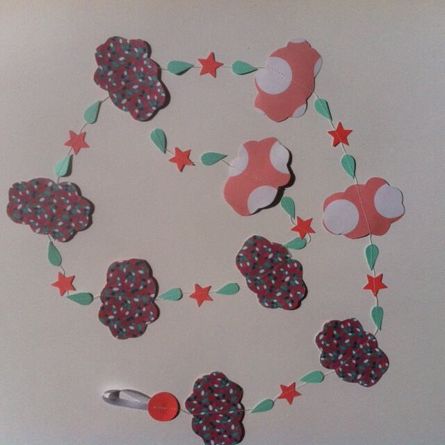 Guirlande de Nuage en Papier