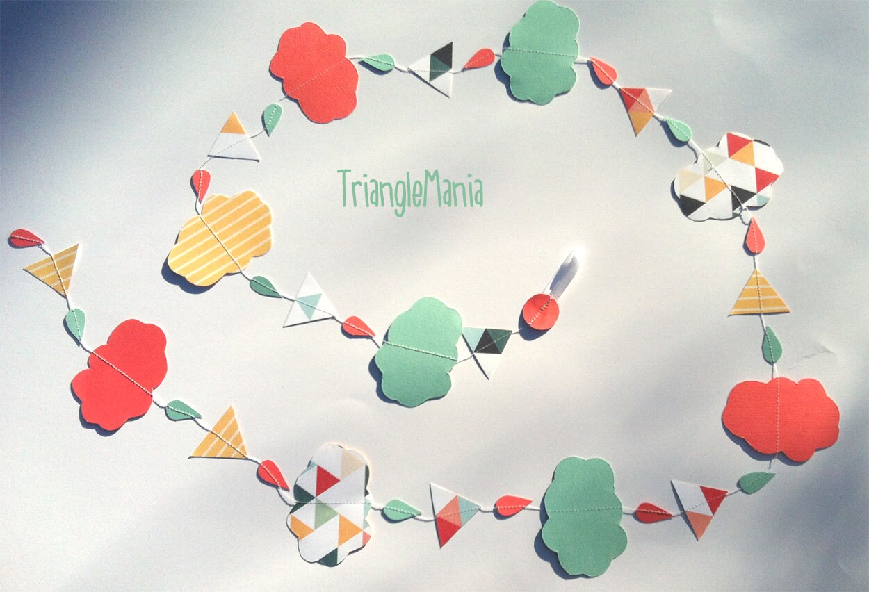 Guirlande en Papier Trianglemania