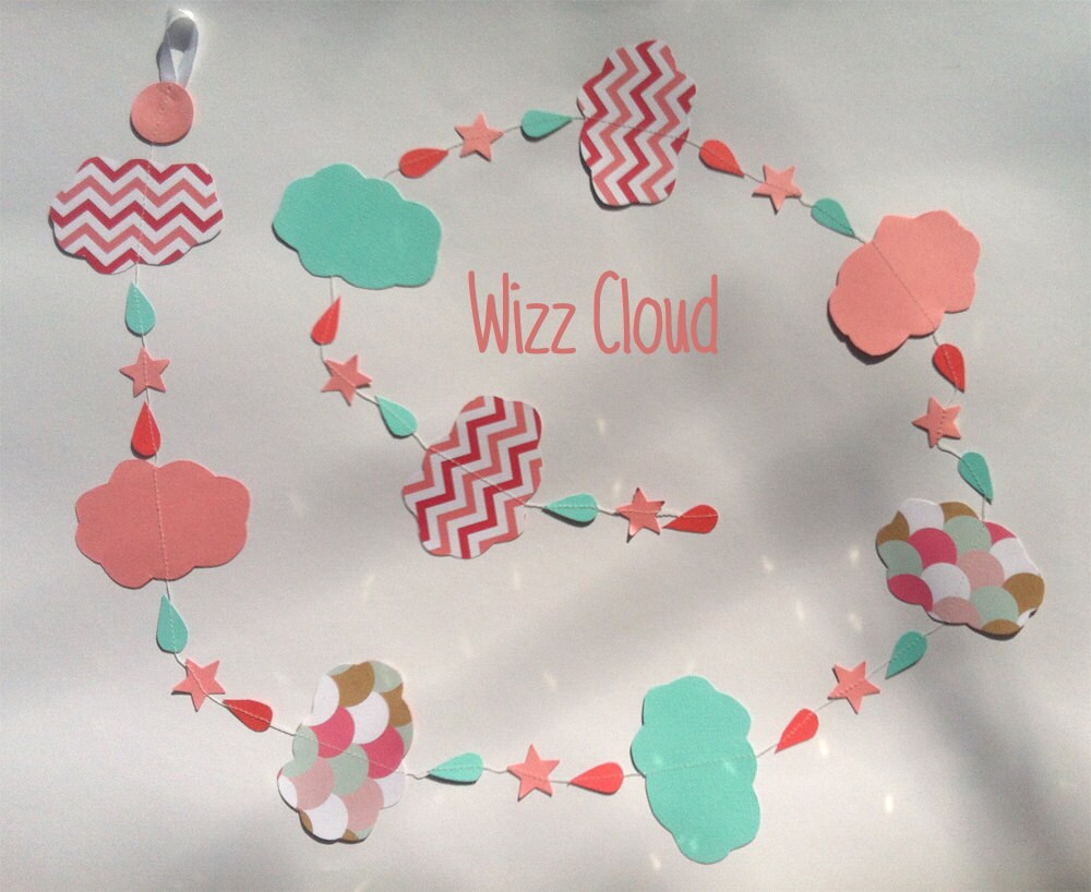 Guirlande en Papier Wizz Cloud