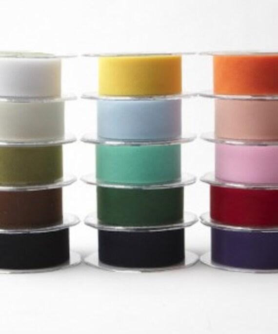 1.5 inch Tulle Ribbons 50 yards FabricNylon for hair bows Etsy