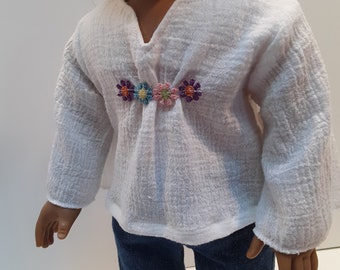 Peasant Top for 18 inch Dolls