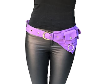 Pocket Belt Utility Belt Drukknopen, Festivalriem, Fanny Pack, Heuptasje, Heuptas, Festival, Geldriem, Reisriem, Burning ManWaist Belt