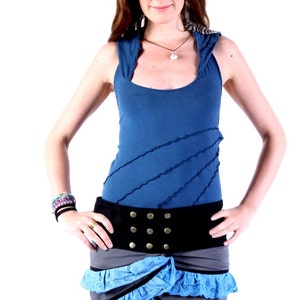 Pixie Skirt,Burning Man,Hippie Clothing,Gift For Her,Festival Clothing,Psy Trance Clothing,Boho Skirt,Festival Mini Skirt,Christmas Gifts image 2