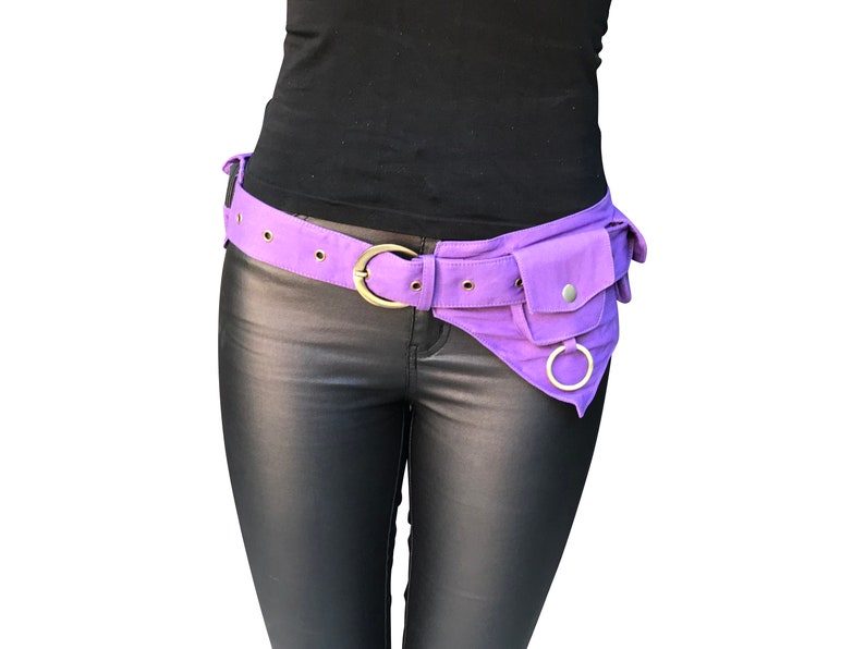 Festival Utility Belt With Buttons,Burning Man,Hip Bag,Hip Belt,Music Festival Belt,Fanny Packs,Pocket Belt,Pixie,Pouch,Travel Pouch, image 6