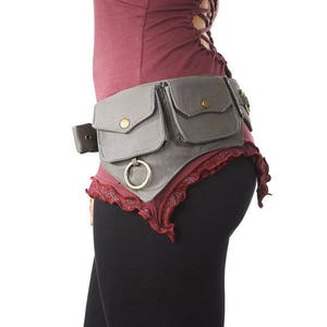 Festival Utility Belt With Buttons,Burning Man,Hip Bag,Hip Belt,Music Festival Belt,Fanny Packs,Pocket Belt,Pixie,Pouch,Travel Pouch, image 2