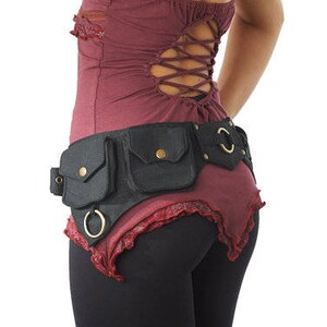 Festival Utility Belt With Buttons,Burning Man,Hip Bag,Hip Belt,Music Festival Belt,Fanny Packs,Pocket Belt,Pixie,Pouch,Travel Pouch, image 3