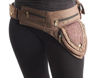 Pocket Belt,Hip Belt,Utility Belt,Burning Man,Fanny Pack,Hip Bag ,Travel Money Belt,Waist Pouch,Holster.Fits iPhone/Samsung.Passport Wallet