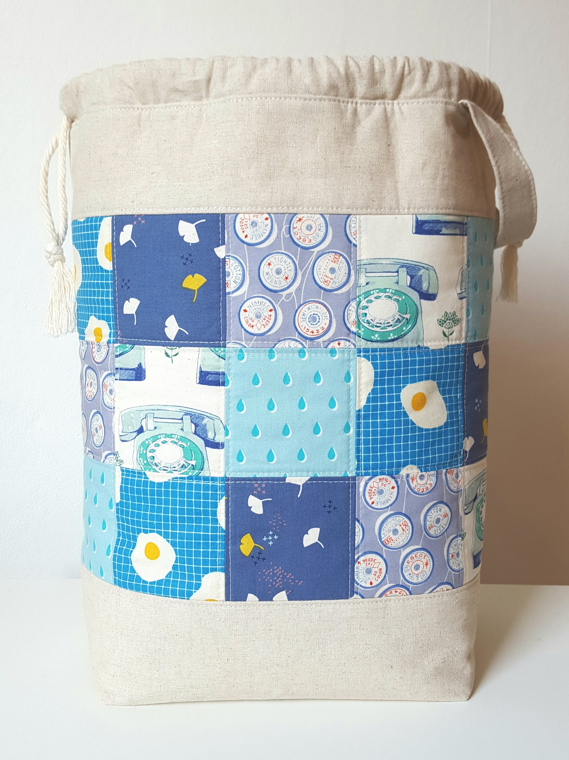 バッグ ARTS&SCIENCE Patchwork drawstring bag s ARTS&SCIENCE Patchwork drawstring bag S