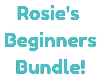 Pacchetto principianti di Rosie. Modelli di cucito facili. Modelli PDF. Adatto ai principianti. Download istantaneo