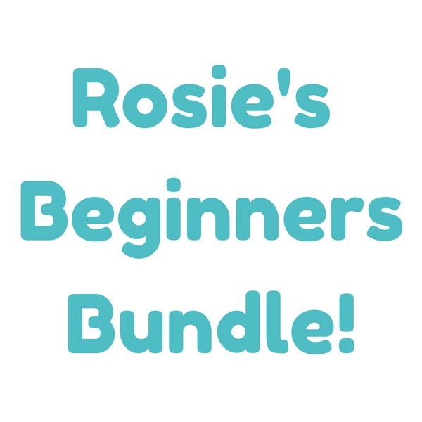 Rosie' Beginners Bundle. Einfache Schnittmuster. PDF-Muster. Anfängerfreundlich. Sofortiger Download