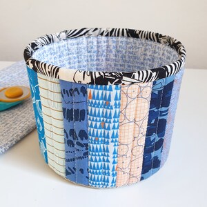 Tub Family. PDF Pattern. Fabric baskets. Storage. Instant download. Sewing pattern. image 8