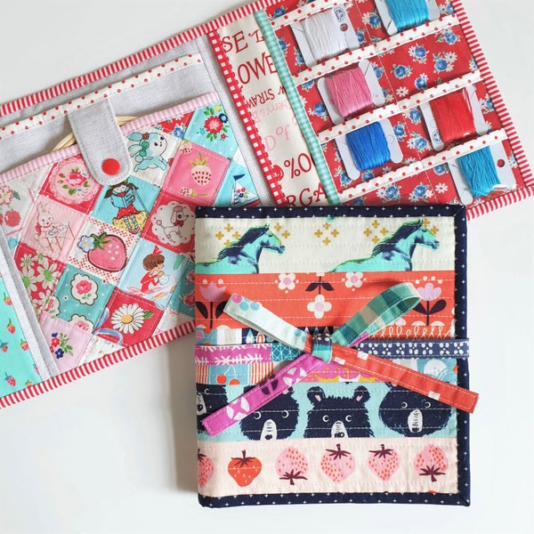 Stitching Buddy Pattern: Trifold Sewing Case for Cross Stitch and Embroidery Projects (PDF Download)