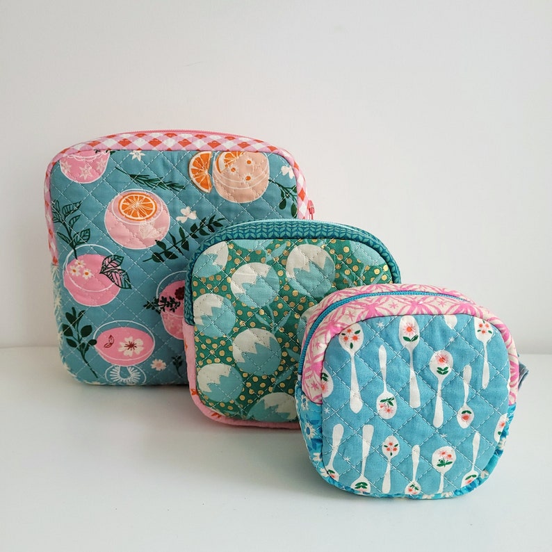 Poppet pouch. PDF Pattern. Zipped pouch. Instant download. Sewing pattern. image 4