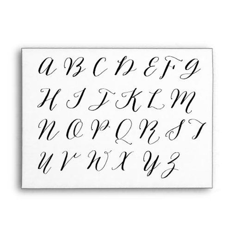 Return Address Stamp, Personalised Stamp, Calligraphy Stamp ...