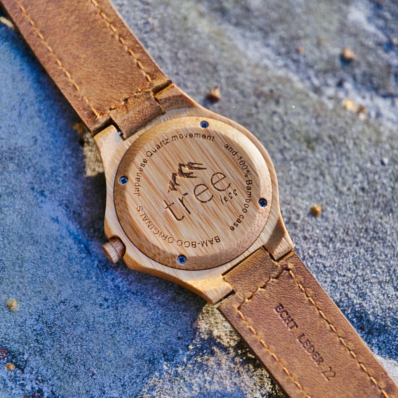 The BAM-BOO Rambler watch Leather Strap image 5