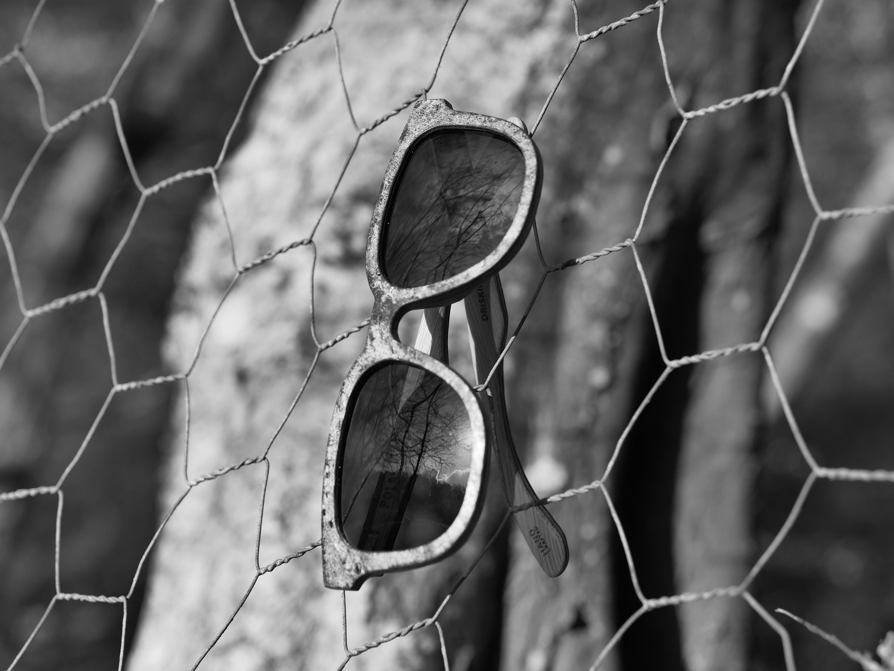 Driskills Sunglasses Stone & Bamboo Frame - Grey Lens. - Etsy Canada