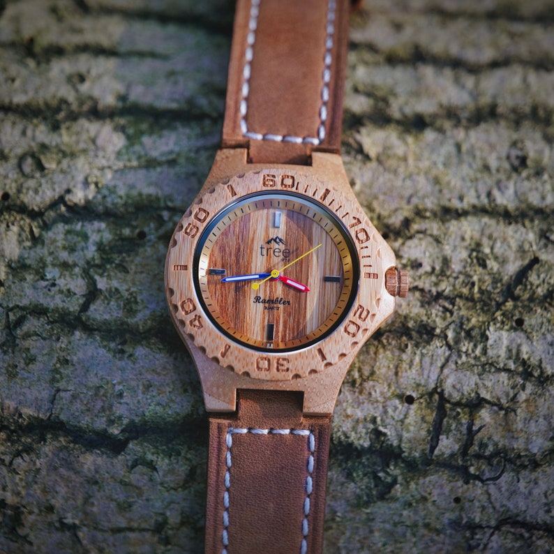 The BAM-BOO Rambler watch Leather Strap image 3